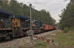 CSX 5282 not running was fourth in line